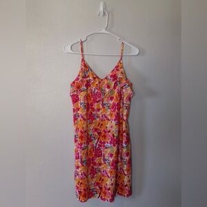 Floral Spaghetti Strap Dress